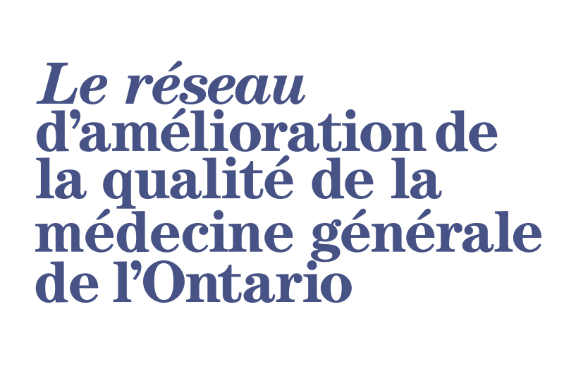Mot-symbole du Réseau d’amélioration de la qualité de la médecine générale 
